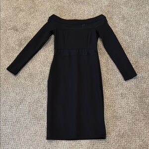 Elegant Black Off-Shoulder Dress